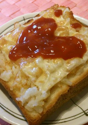 スティック(ハッシュド)ポテトのトースト-レシピのメイン写真