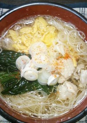 あっさり☆鶏にゅうめん-レシピのメイン写真