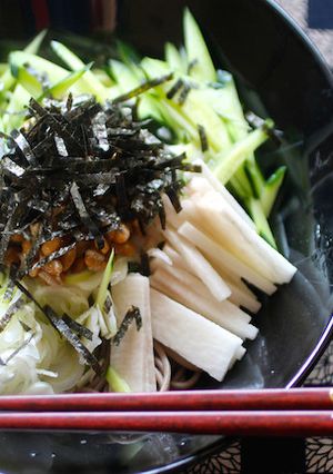納豆とろろのぶっかけ蕎麦-レシピのメイン写真