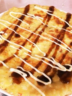 余った炊き込み御飯のお好み焼き-レシピのメイン写真