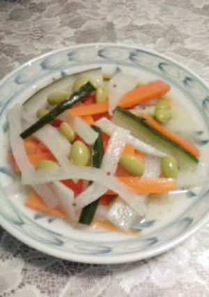 野菜の洋風甘酢漬け(白ワイン風味)-レシピのメイン写真