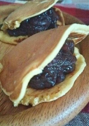 ﾎｯﾄｹｰｷﾐｯｸｽどら焼き-レシピのメイン写真