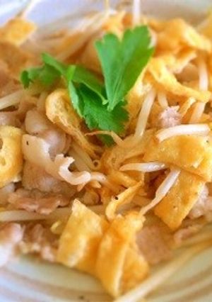豚肉と油揚げのピリ辛炒め-レシピのメイン写真