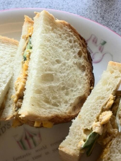 スクランブルエッグサンド-レシピのメイン写真