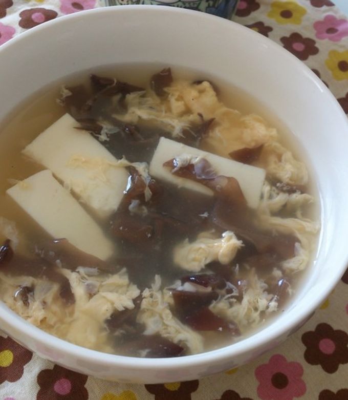 簡単☆生きくらげとたまごスープ-レシピのメイン写真