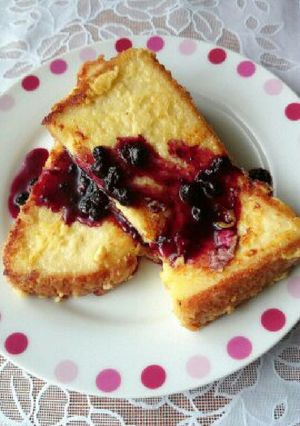 朝食おやつ☆チーズケーキフレンチトースト-レシピのメイン写真
