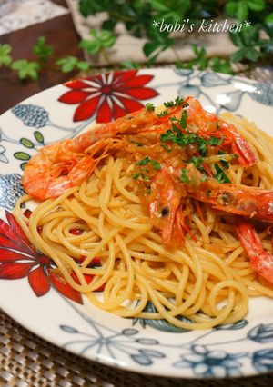 *有頭エビのパスタ*-レシピのメイン写真