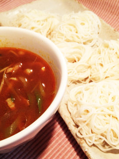 熱々❗️スープカレーつけそうめん-レシピのメイン写真