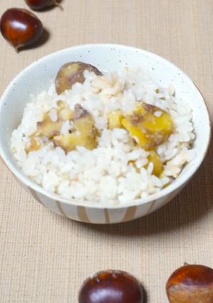 パパッと栗ごはん♪-レシピのメイン写真