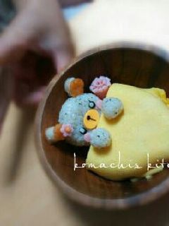 おひるごはん♡くまちゃん オムライス-レシピのメイン写真