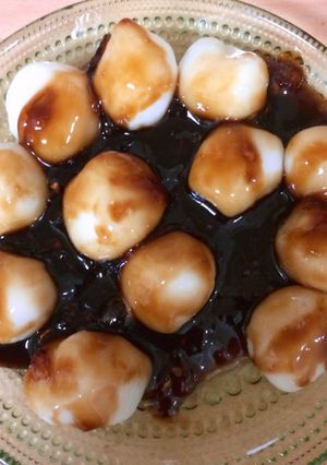 米粉おだんご(みたらし&黒みつきなこ)-レシピのメイン写真
