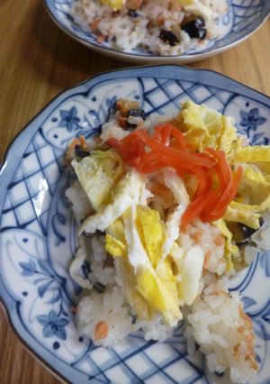 きゅうりとなすの辛し漬け入り・ちらし寿司-レシピのメイン写真