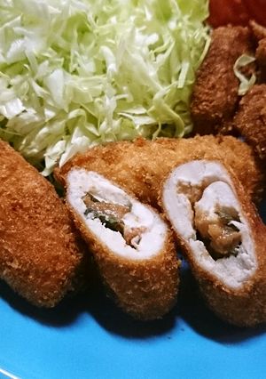 梅しそ入り＊ささみフライ-レシピのメイン写真