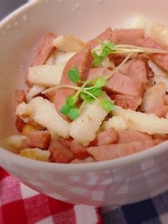 山芋とスパムの炒め物-レシピのメイン写真
