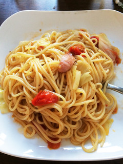 プチトマトとキャベツのパスタ-レシピのメイン写真