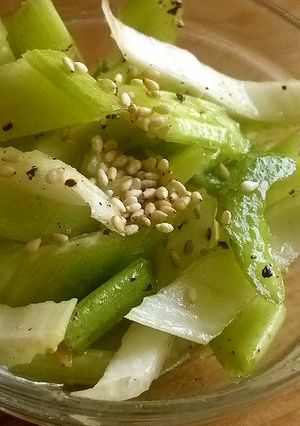 梅昆布茶deセロリの漬物-レシピのメイン写真