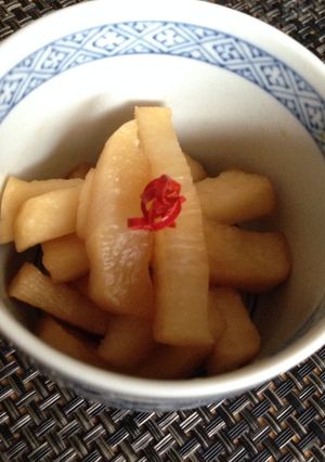 簡単！ 大根のレンチン漬-レシピのメイン写真