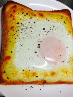 チーズマヨエッグトースト-レシピのメイン写真