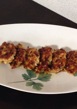 アスパラ入り鶏ごぼうつくね-レシピのメイン写真