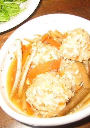 鶏だんごの煮物-レシピのメイン写真