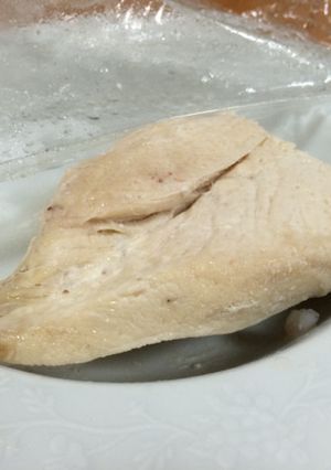 棒棒鶏の蒸し鶏-レシピのメイン写真