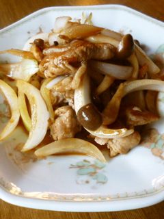 新玉と豚肉のソース炒め♪-レシピのメイン写真
