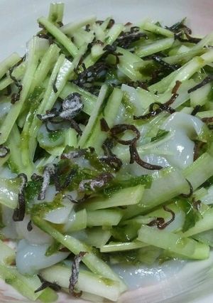 ホタテとセロリのゴマ塩昆布☆-レシピのメイン写真