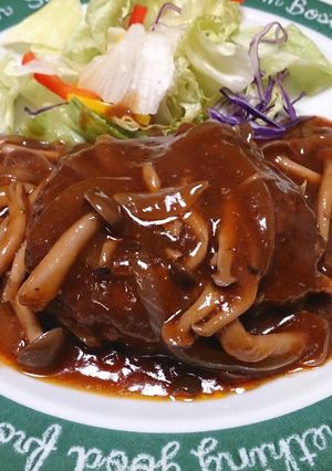 味付け簡単♪煮込みハンバーグ-レシピのメイン写真