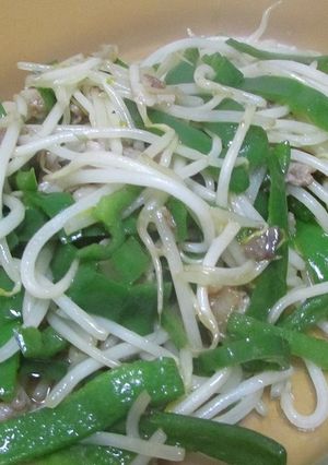 節約もやしの青椒肉絲★チンジャオロース-レシピのメイン写真