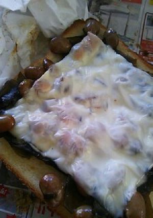 昆布豆onチーズトースト-レシピのメイン写真