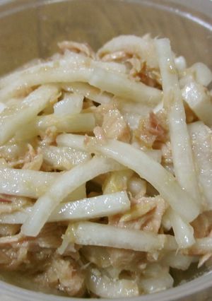 大根ツナサラダ-レシピのメイン写真
