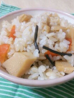 すっごく簡単♪美味しい筍ごはん-レシピのメイン写真