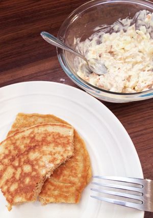 おから・全粒粉のパンケーキ-レシピのメイン写真