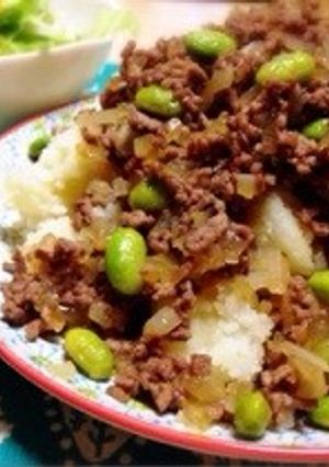 粉ふきいものたっぷり甘辛ミンチ-レシピのメイン写真