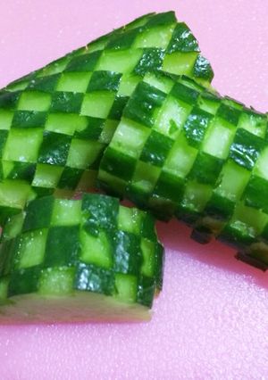 きゅうりの市松模様くいずぃーん-レシピのメイン写真