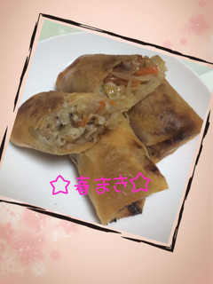 ☆もやしで♪春巻き☆-レシピのメイン写真