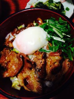 豚丼温玉載せ-レシピのメイン写真