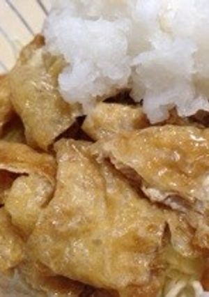 3分で油揚げの甘辛煮-レシピのメイン写真
