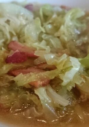 春キャベツとベーコンのスープ-レシピのメイン写真