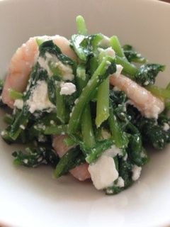 ルッコラと海老のカッテージチーズ和え-レシピのメイン写真