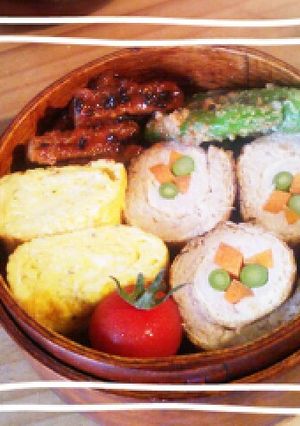 お弁当に☆鶏と おからの おあげ巻き-レシピのメイン写真