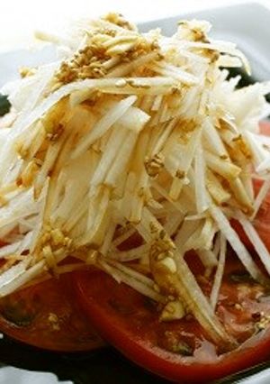 トマトと大根千切りのサラダ-レシピのメイン写真