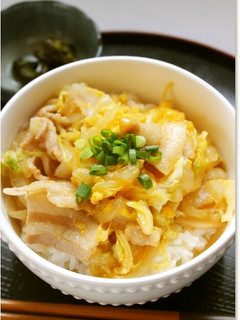 豚肉と白菜の卵丼-レシピのメイン写真