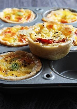 簡単！マフィン型で作る「基本のキッシュ」-レシピのメイン写真