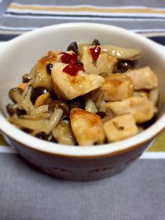 簡単ヘルシー☆鶏胸肉ときのこの甘辛煮-レシピのメイン写真