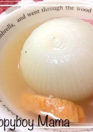 お鍋におまかせ！新玉ねぎのまるっとスープ-レシピのメイン写真
