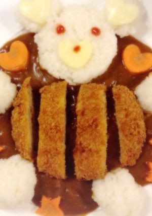 くまさんカツカレー-レシピのメイン写真