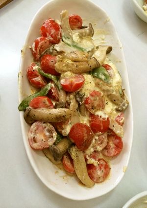 野菜のクリームチーズ炒め-レシピのメイン写真