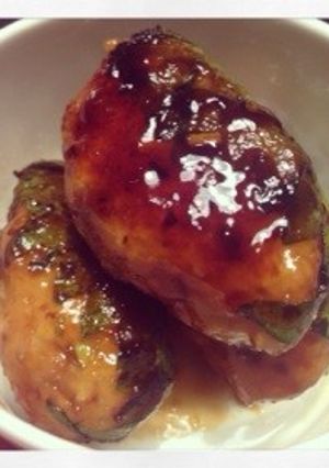 大葉つくね照り焼き-レシピのメイン写真