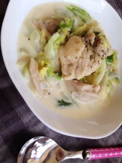 超簡単!野菜と鶏もも肉のクリーム煮♥︎-レシピのメイン写真
